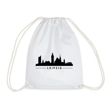 Leipzig Skyline - Turnbeutel - Weiß - Vorne