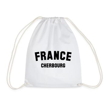 CHERBOURG France Frankreich - Drawstring Bag - white - Front