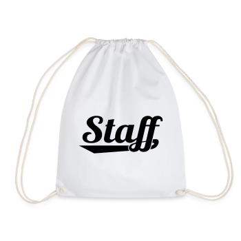 2541614 127337063 STAFF - Drawstring Bag - white - Front
