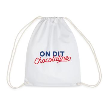 On dit chocolatine - Sac de sport léger - blanc - Devant