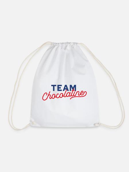 Team chocolatine - Sac de sport léger - blanc