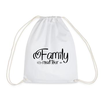 Vacances en famille - Sac de sport léger - blanc - Devant
