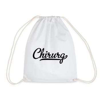 Surgeon - Drawstring Bag - white - Front