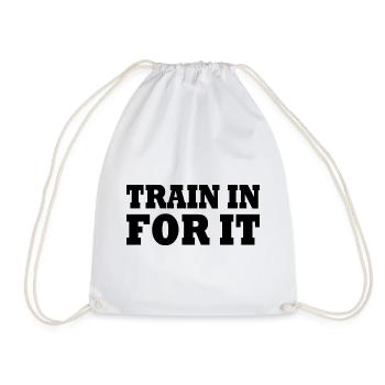 Train in for it - Sac de sport léger - blanc - Devant