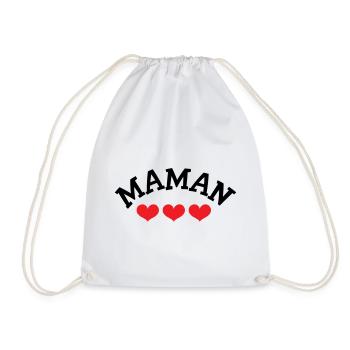 Mom / Mother's Day - Drawstring Bag - white - Front