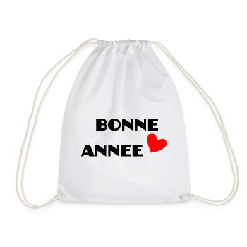 BONNE ANNEE. SAINT SYLVESTRE. NOUVELLE ANNÉE - Sac de sport léger - blanc - Devant