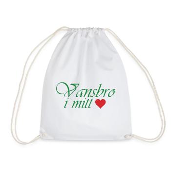 Vansbro dans mon cœur - Sac de sport léger - blanc - Devant
