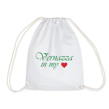 Vernazza in My Heart - Drawstring Bag - white - Front
