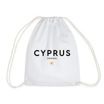 Drapeau chypriote, design minimaliste élégant - Sac de sport léger - blanc - Devant