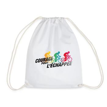 Courage for the Breakaway - Drawstring Bag - white - Front
