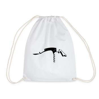 Couteau de serveur - Sac de sport léger - blanc - Devant