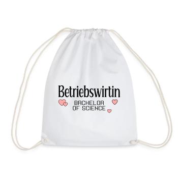 Studium Bachelor Betriebswirtin - Turnbeutel - Weiß - Vorne