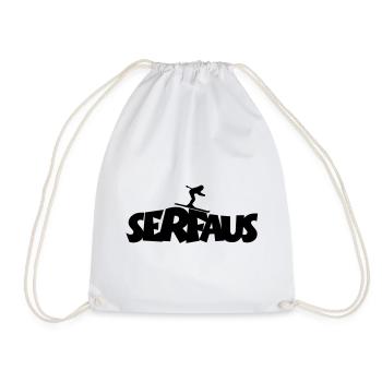 Serfaus Ski - Drawstring Bag - white - Front