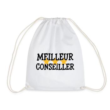 Meilleur Conseiller - Sac de sport léger - blanc - Devant