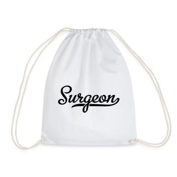 Surgeon - Drawstring Bag - white - Front