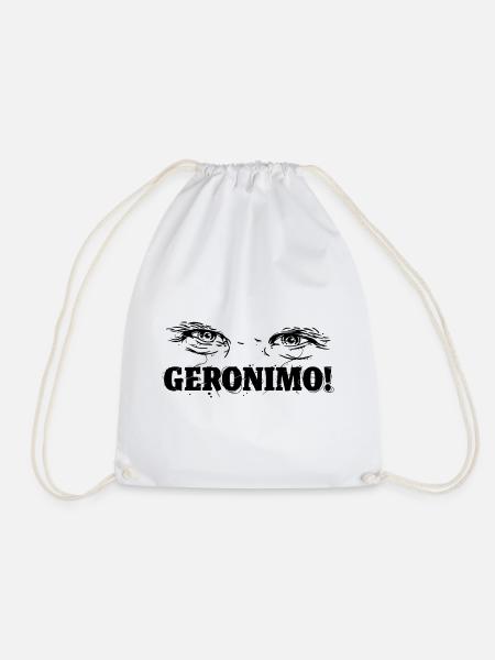 Geronimo! - Turnbeutel - Weiß
