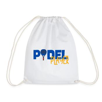 Padel Player - Drawstring Bag - white - Front