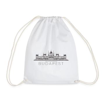 Budapest Ungarn - Turnbeutel - Weiß - Vorne