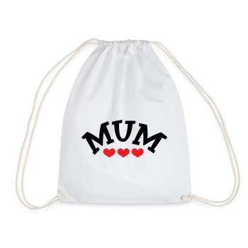 Mom / Mother's Day - Drawstring Bag - white - Front