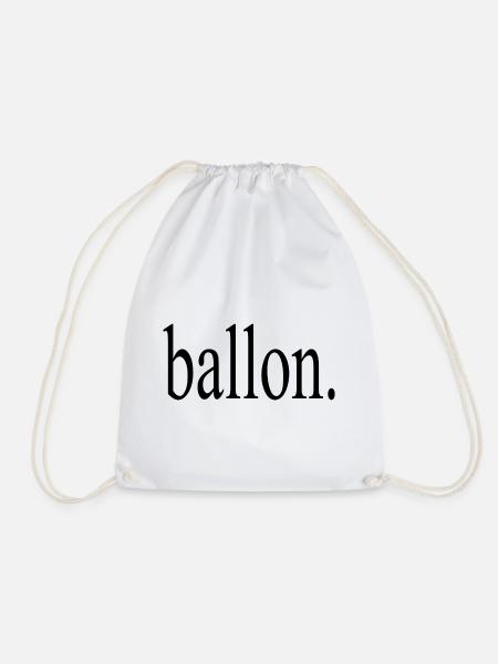 Ballon - Turnbeutel - Weiß