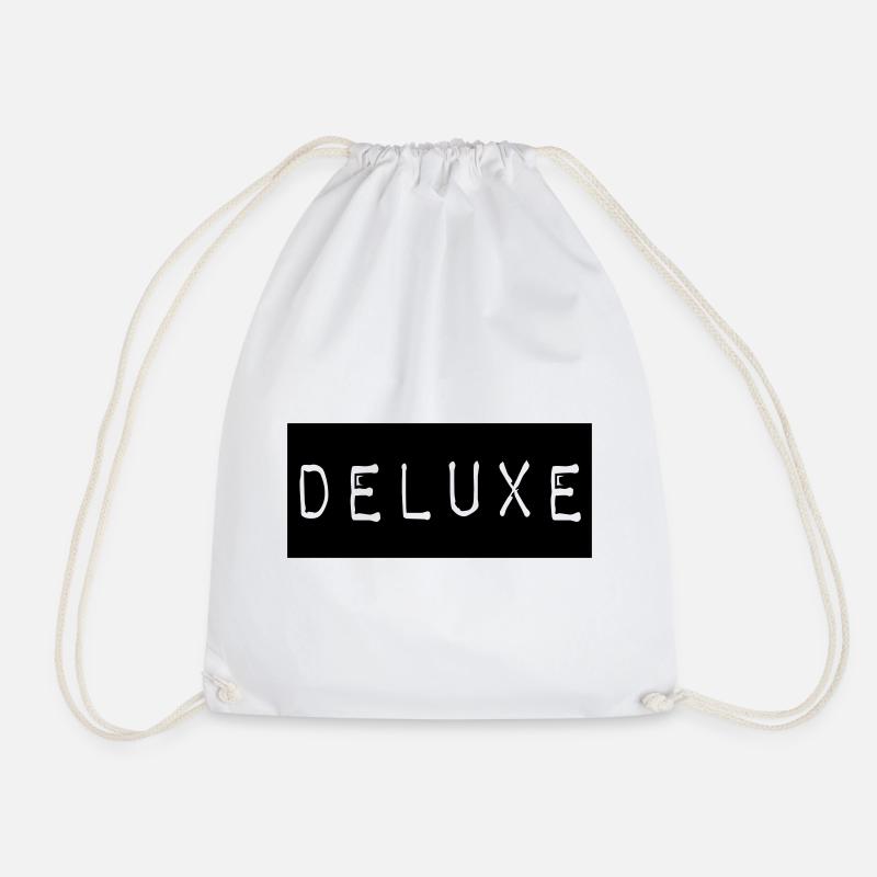 deluxe_2 - Drawstring Bag - white