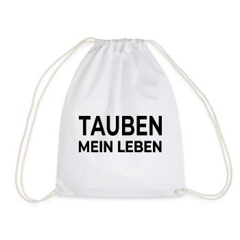 Doves - Drawstring Bag - white - Front
