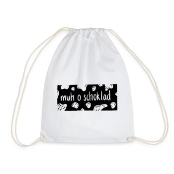 Muh o Schoklad - Sac de sport léger - blanc - Devant
