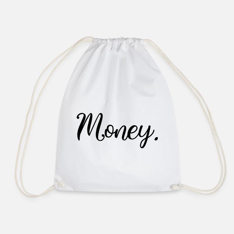 Money. Frauen Herren Statement - Turnbeutel - Weiß