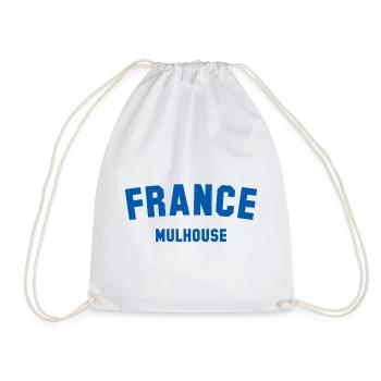 Mulhouse, France, France - Sac de sport léger - blanc - Devant