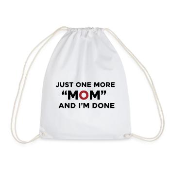 Encore une maman et j’en ai fini avec l’humour - Sac de sport léger - blanc - Devant