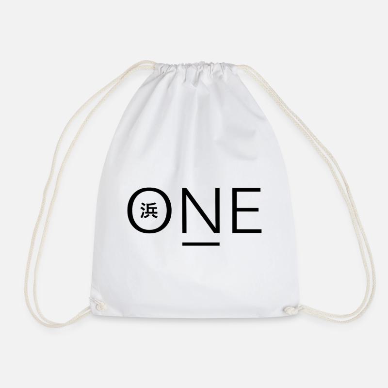 ONE-Logo - Turnbeutel - Weiß