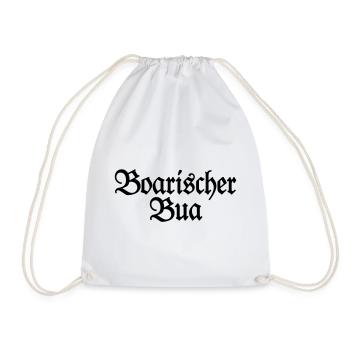 Boarischer Bua - Ein Junge aus Bayern - Turnbeutel - Weiß - Vorne