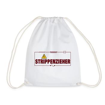 STRIPPENZIEHER - Turnbeutel - Weiß - Vorne