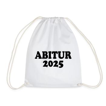 Abitur 2025 - Turnbeutel - Weiß - Vorne