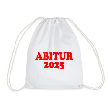 Abitur 2025 - Drawstring Bag - white - Front