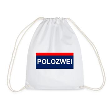 PoloZwei auto wagen Oldtimer oida - Turnbeutel - Weiß - Vorne