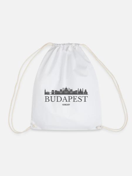 Budapest, Ungarn, Budapester Skyline - Turnbeutel - Weiß