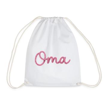 Oma - Turnbeutel - Weiß - Vorne