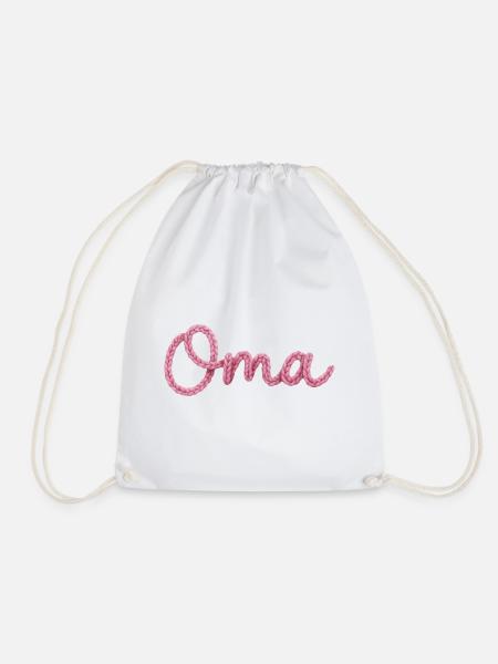 Oma - Turnbeutel - Weiß