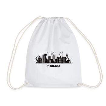 Phoenicians Skyline Phoenix - Turnbeutel - Weiß - Vorne