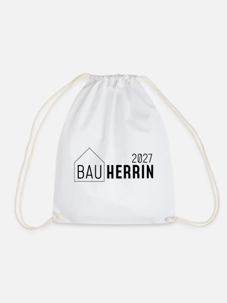 Bauherrin 2027 - Turnbeutel - Weiß