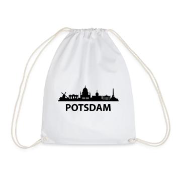 Potsdam SKYLINE - Turnbeutel - Weiß - Vorne