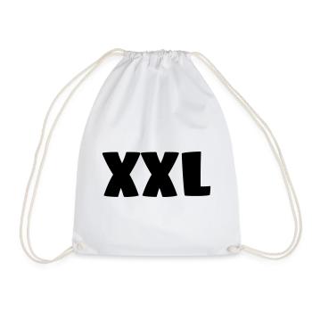 XXL - Turnbeutel - Weiß - Vorne