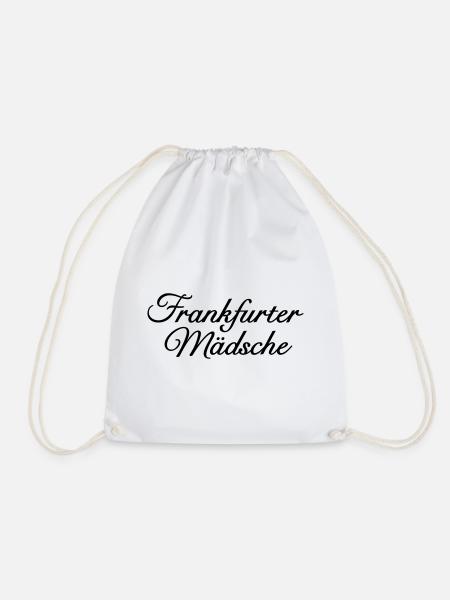 Frankfurter Mädsche Klassisch Mädel aus Frankfurt - Turnbeutel - Weiß