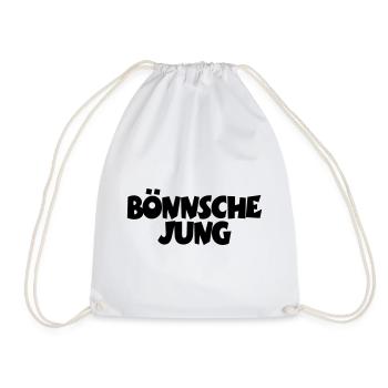 Bönnsche Jung - Unser Mann aus Bonn am Rhein - Turnbeutel - Weiß - Vorne