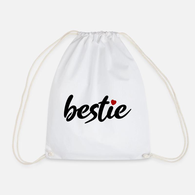 bestie - Turnbeutel - Weiß