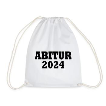 Abitur 2024 - Turnbeutel - Weiß - Vorne