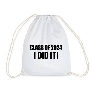 class of 2024 - Turnbeutel - Weiß - Vorne