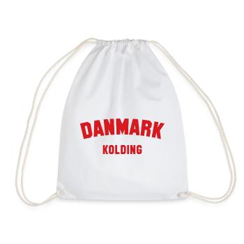 KOLDING Denmark Dänemark - Drawstring Bag - white - Front