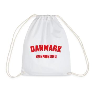 SVENDBORG Denmark Dänemark - Drawstring Bag - white - Front